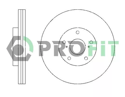 Profit 5010-1446 Тормозные диски