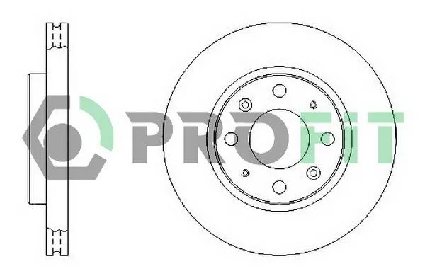 Profit 5010-1528 Гальмівні диски