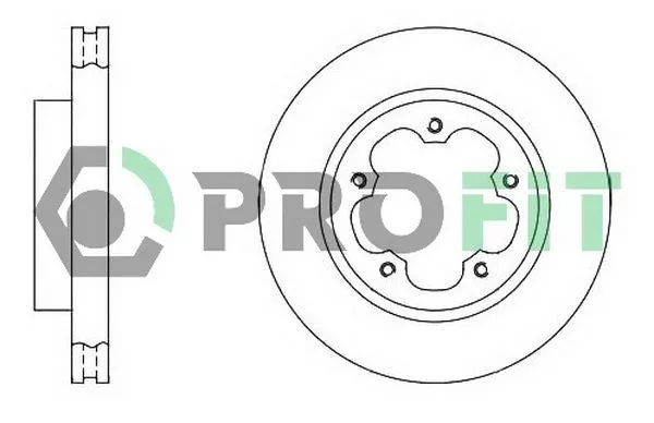PROFIT 5010-1554 Тормозные диски