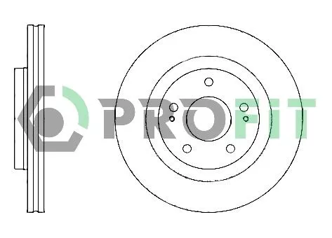 Profit 5010-1659 Гальмівні диски