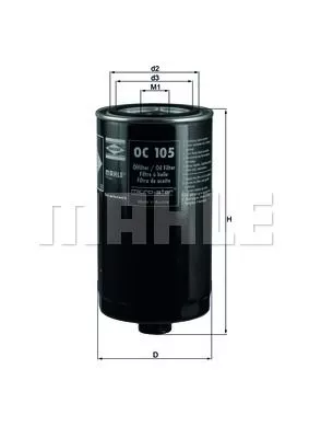 KNECHT OC105 Оливний фільтр