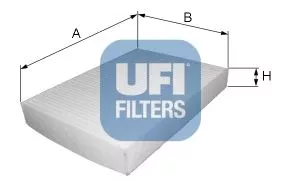 UFI 53.002.00 Фільтр салону