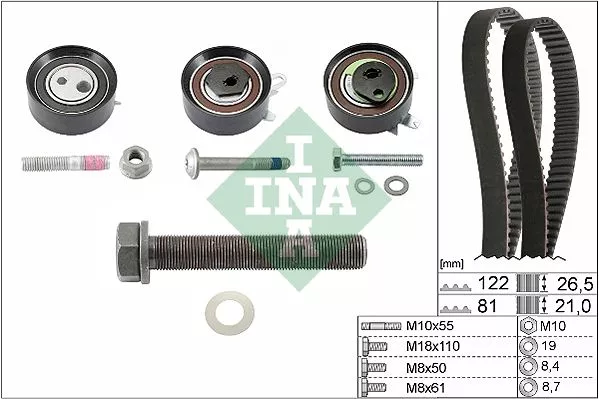 Ina 530 0484 10 Комплект ремня ГРМ