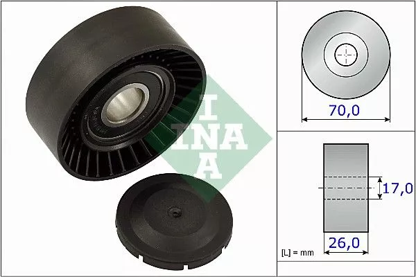 Ina 531 0891 10 Ролик ремня генератора