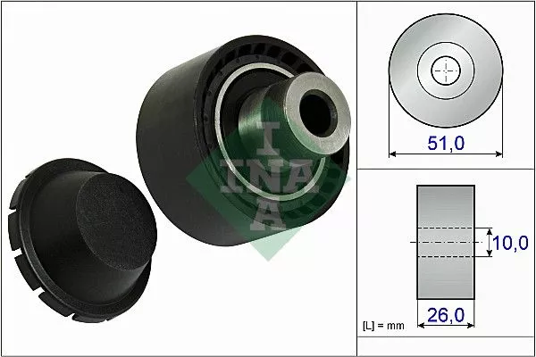 Ina 532 0334 10 Ролик ременя генератора