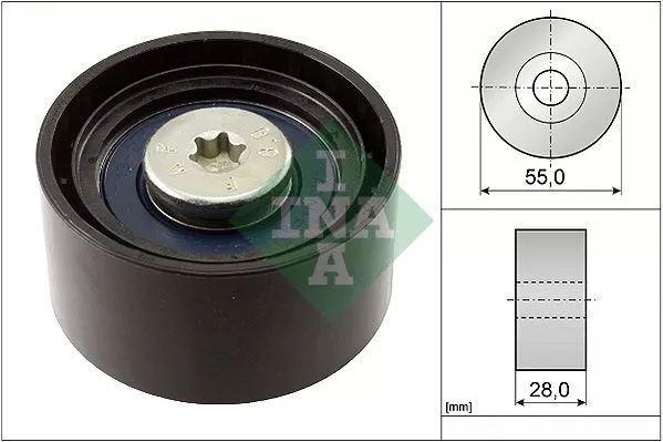 Ina 532 0556 10 Ролик ремня генератора