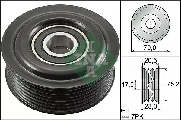 Ina 532 0609 10 Ролик ремня генератора