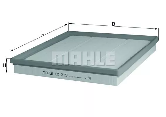 MAHLE ORIGINAL LX2525 Повітряний фільтр