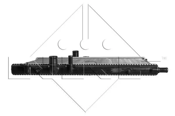 Nrf 53424A Радиатор охлаждения двигателя