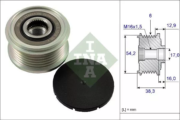 Ina 535 0062 10 Шкив генератора