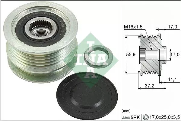 Ina 535 0116 10 Шкив генератора