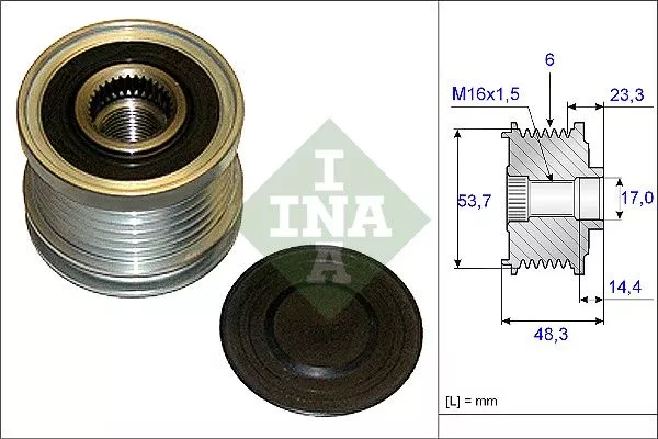 Ina 535 0204 10 Муфта генератора