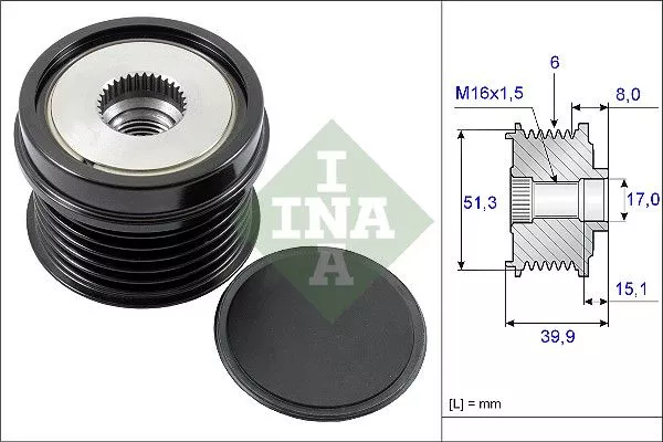 Ina 535 0252 10 Муфта генератора