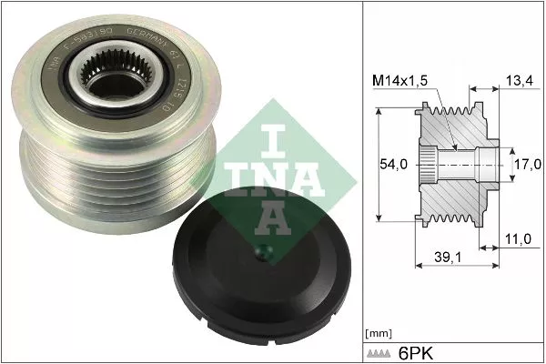 Ina 535 0311 10 Шкив генератора