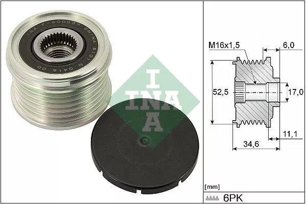 Ina 535 0315 10 Шкив генератора