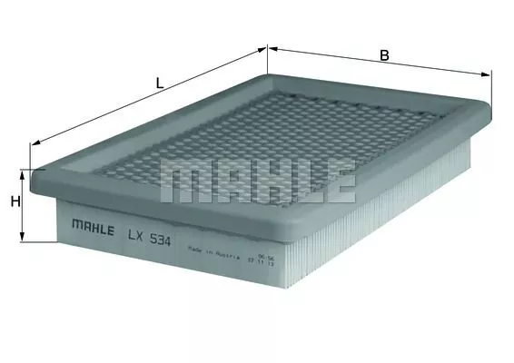 MAHLE ORIGINAL LX 534 Повітряний фільтр