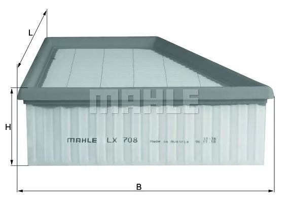 MAHLE ORIGINAL LX 708 Воздушный фильтр