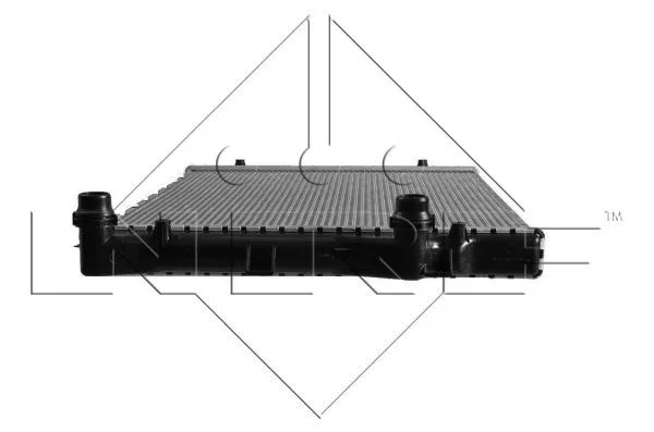 Nrf 53816 Радиатор охлаждения двигателя