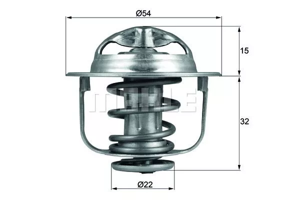 MAHLE ORIGINAL TX 120 89 D Термостат