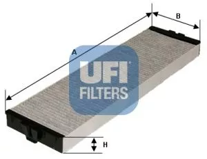 UFI 54.151.00 Фільтр салону