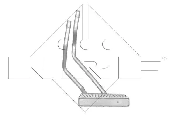 Nrf 54362 Радиатор печки