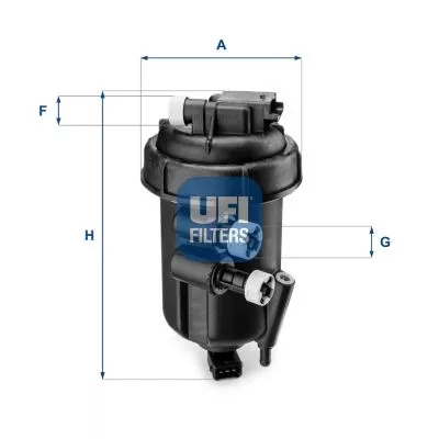 UFI 55.108.00 Топливный фильтр