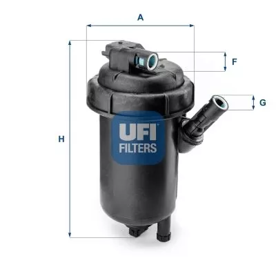 UFI 55.120.00 Паливний фільтр