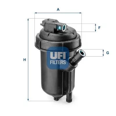 UFI 55.125.00 Паливний фільтр