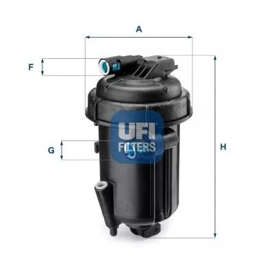 UFI 55.163.00 Топливный фильтр