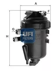 UFI 55.163.00 Топливный фильтр