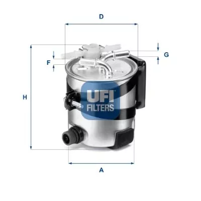 UFI 55.418.00 Топливный фильтр