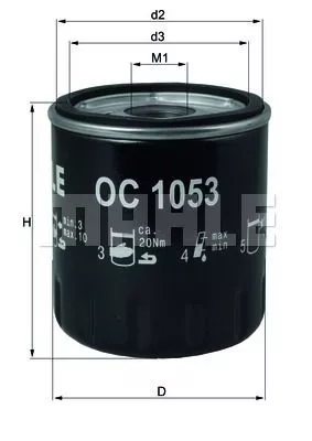 KNECHT OC1053 Масляный фильтр
