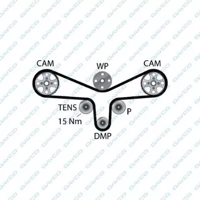 DAYCO 94835 Ремень ГРМ