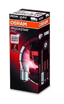 Лампа Osram Truckstar Pro R5W BA15s 5W прозора 5627TSP
