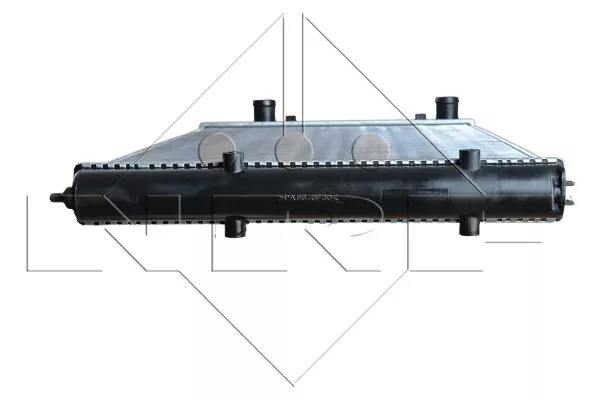 Nrf 58093 Радиатор охлаждения двигателя