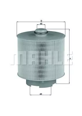 KNECHT LX1006/1D Повітряний фільтр