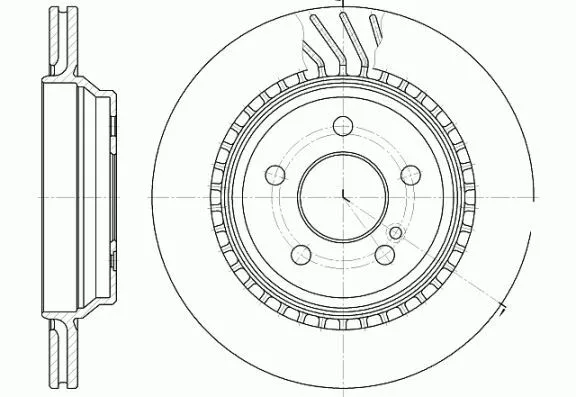 Remsa 61072.10 Тормозные диски