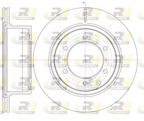 ROADHOUSE 6115910 Тормозные диски