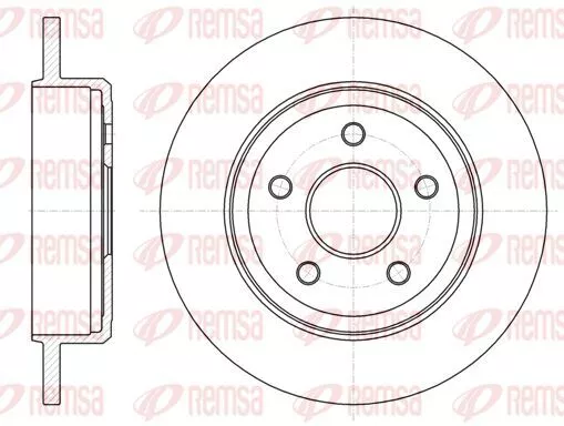 Remsa 61211.00 Гальмівні диски