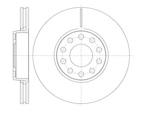 Remsa 61227.10 Тормозные диски