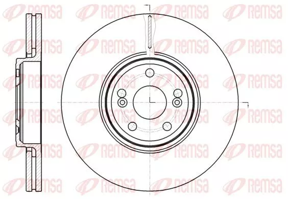 Remsa 61234.10 Тормозные диски