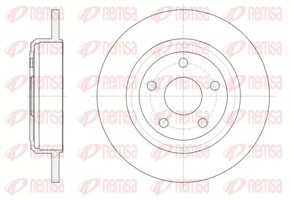 Remsa 61669.00 Тормозные диски