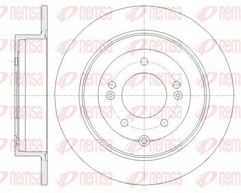 Remsa 61779.00 Гальмівні диски