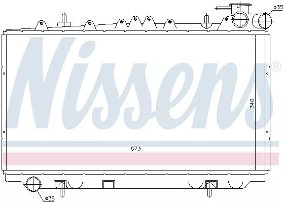 Nissens 62940 Радиатор охлаждения двигателя