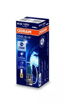 Лампа Osram Cool Blue Intense H3 PK22s 55W світло-блакитна 64151CBI