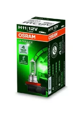 Лампа Osram Ultra Life H11 PGJ19-2 55W прозора 64211ULT