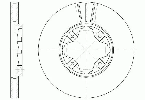 Remsa 6485.10 Тормозные диски