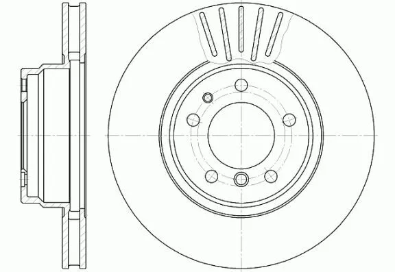 Remsa 6509.10 Тормозные диски