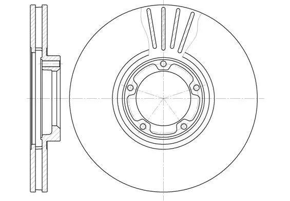 Remsa 6519.10 Тормозные диски