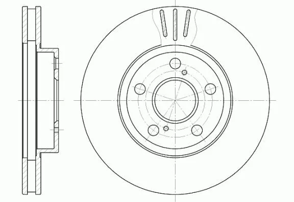 Remsa 6540.10 Тормозные диски